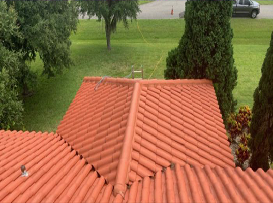 roof clean 1 after roof clean 1 after