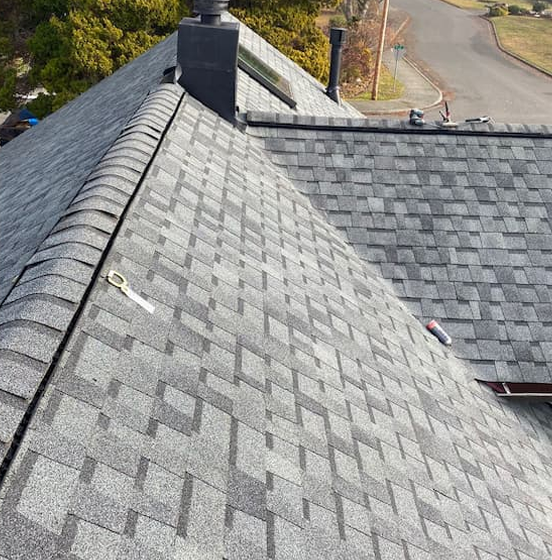 New roof installed in Surrey, after replacement
